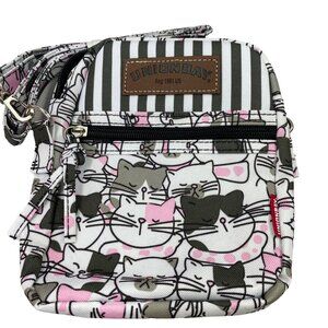 UNION BAY KITTY CAT PRINT ‎ SMALL CROSSBODY BAG NWT